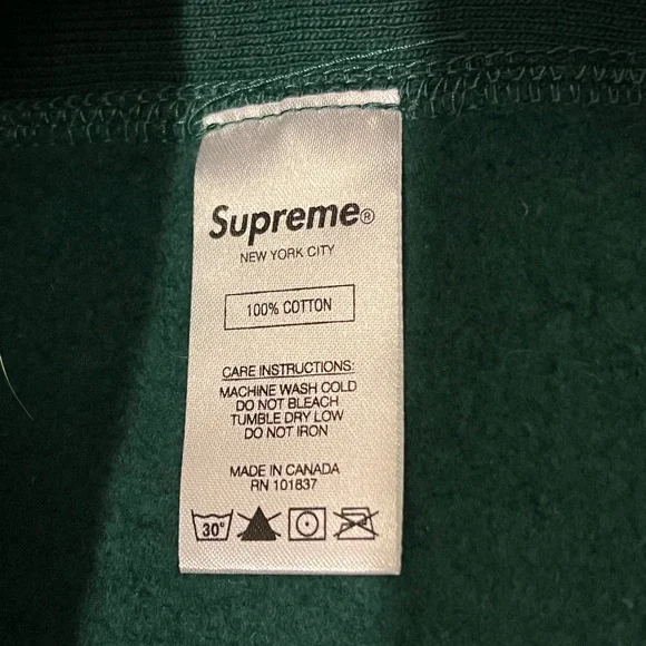 Supreme box logo crewneck sweatshirt forest green bape Stussy Carhartt nike